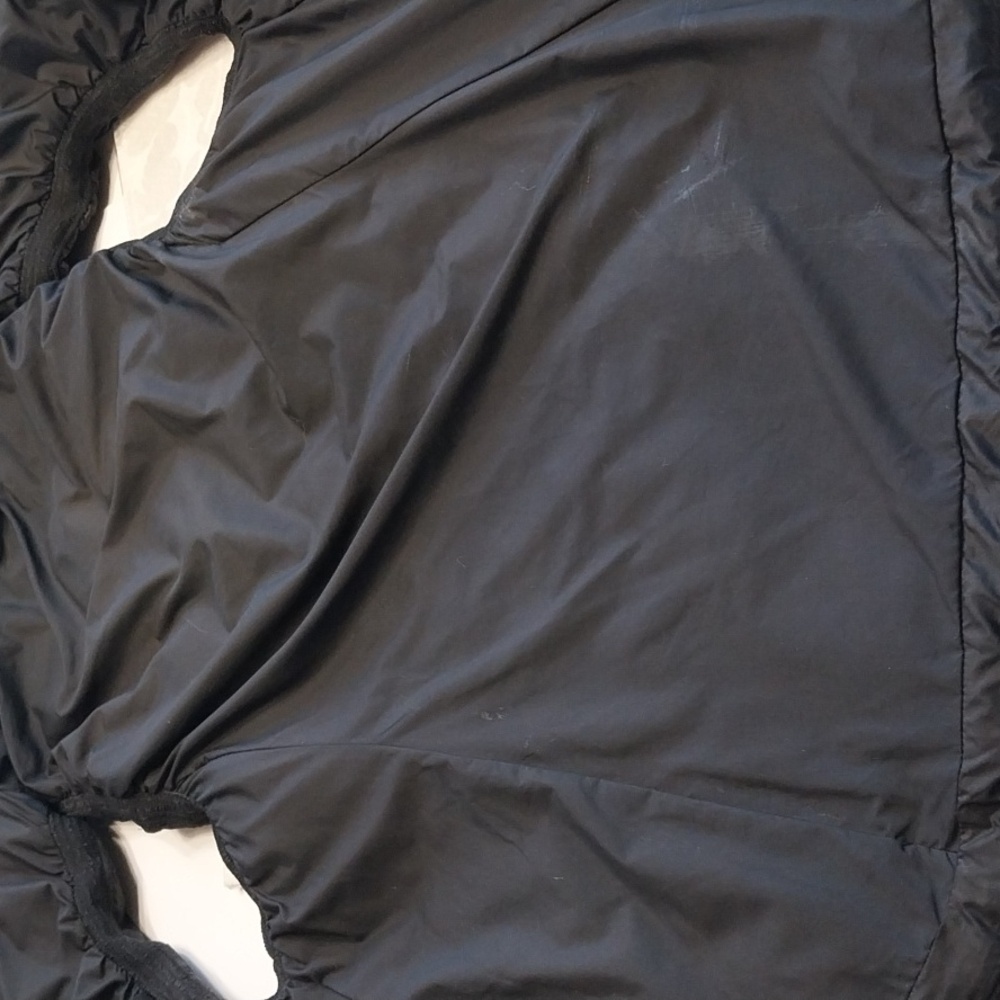 Athleta Women's Diamond Quilted Puffer Vest Goose Down Filled Size Large Black - Picture 8 of 12